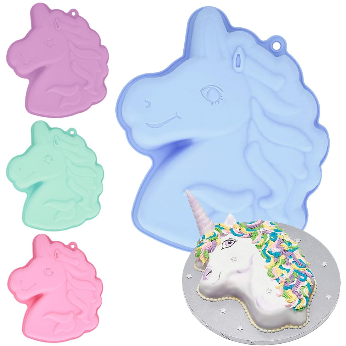 Moulle Silicone Noel À 6 Cavités, Moules De Cuisson De Noël Moules À