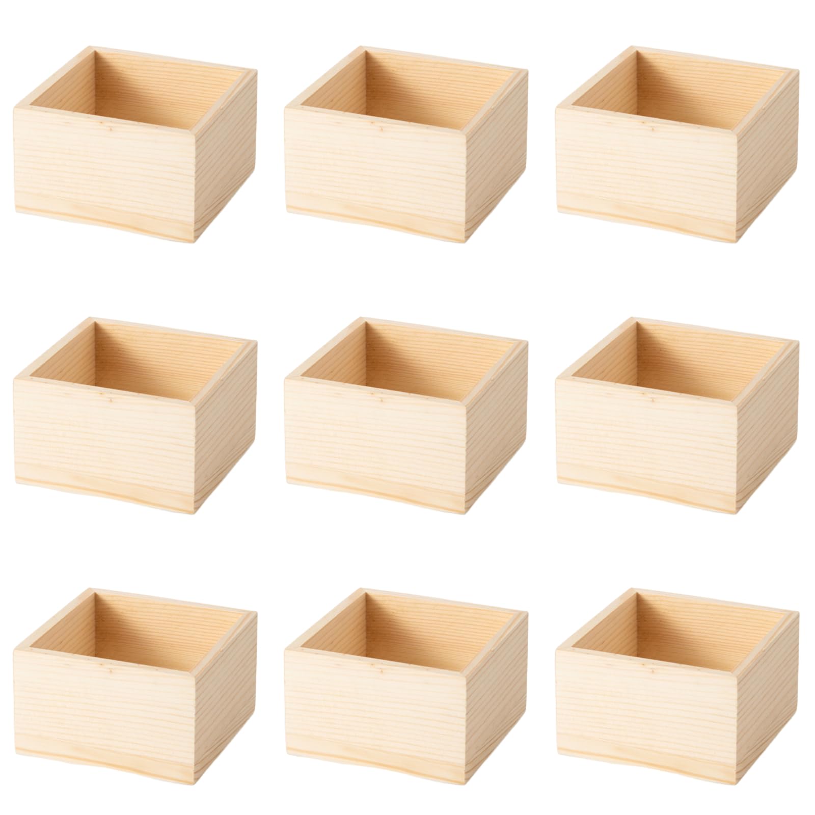 Amazon.com: Xhqsulsclac 6 Pack 4.5X4.5X2.5 IN Unfinished Wood Box