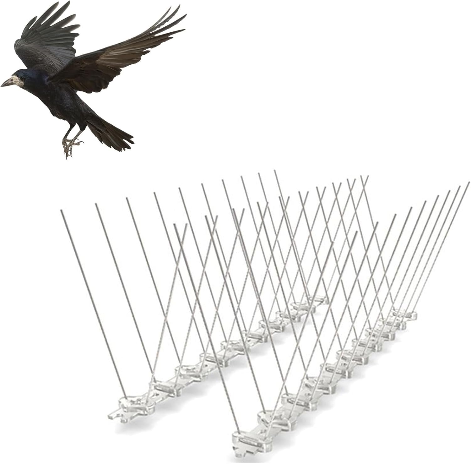Pics anti-pigeons en acier inoxydable - ATYHAO - Dissuasion visuelle et