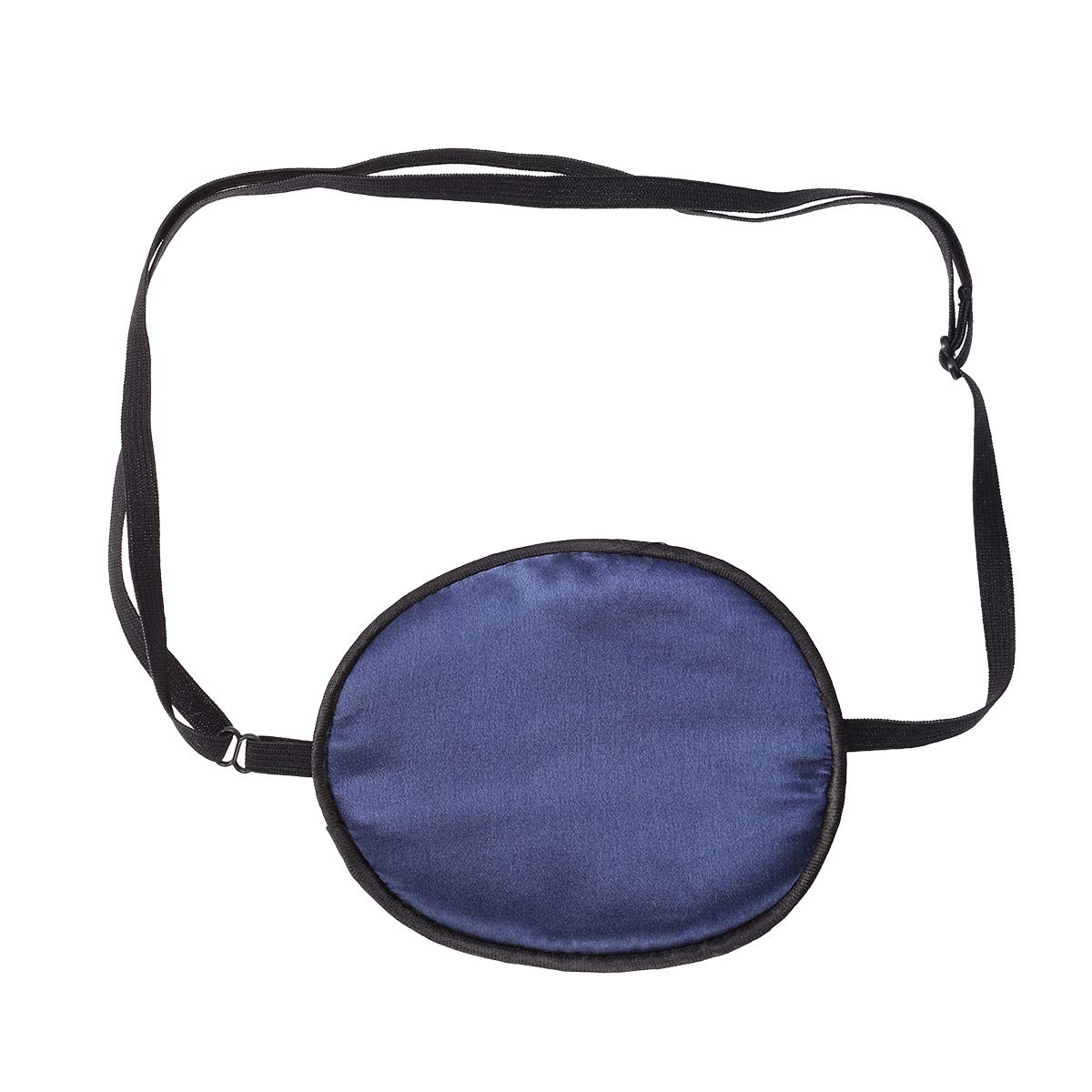 Satin Augenklappe Für Amblyopie & Strabismus – Schwarz, Verstellbar, Für Kinder & Erwachsene