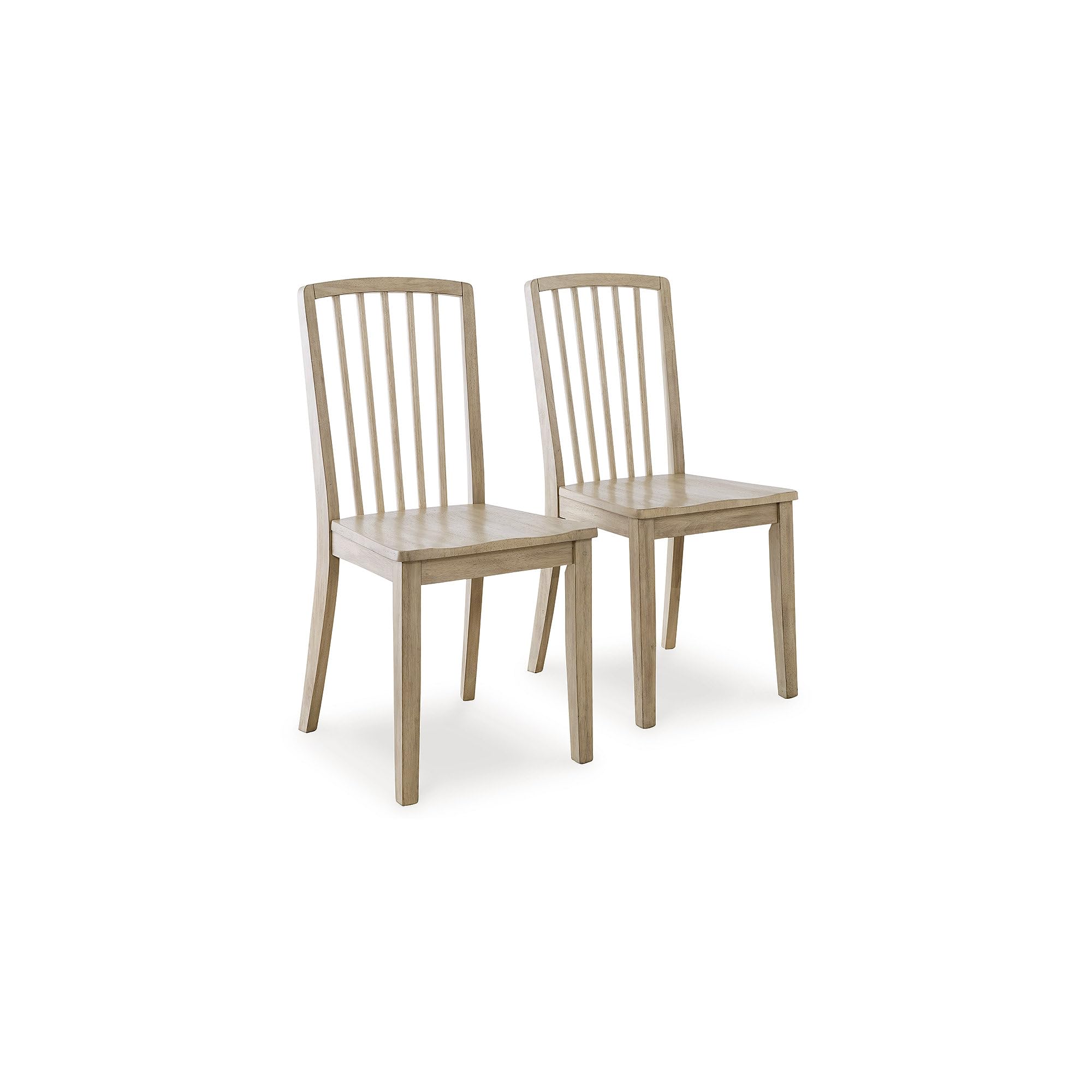 Gleanville Dining Side Chair, Set of 2, 17" W x 21" D x 38" H, Light Brown