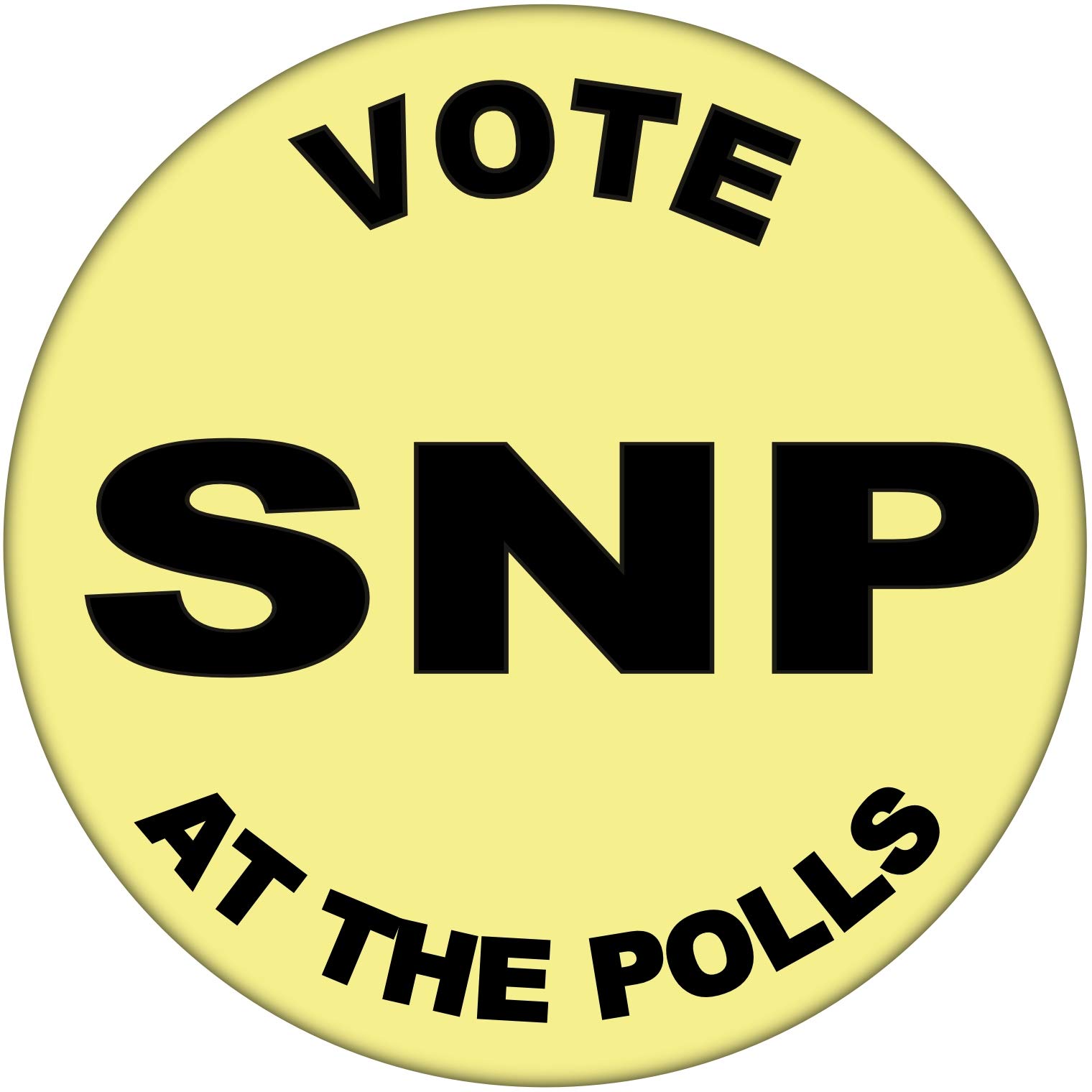 Baked Bean StoreVote SNP at The Polls - 59mm Badge - General Election December 12th 2019