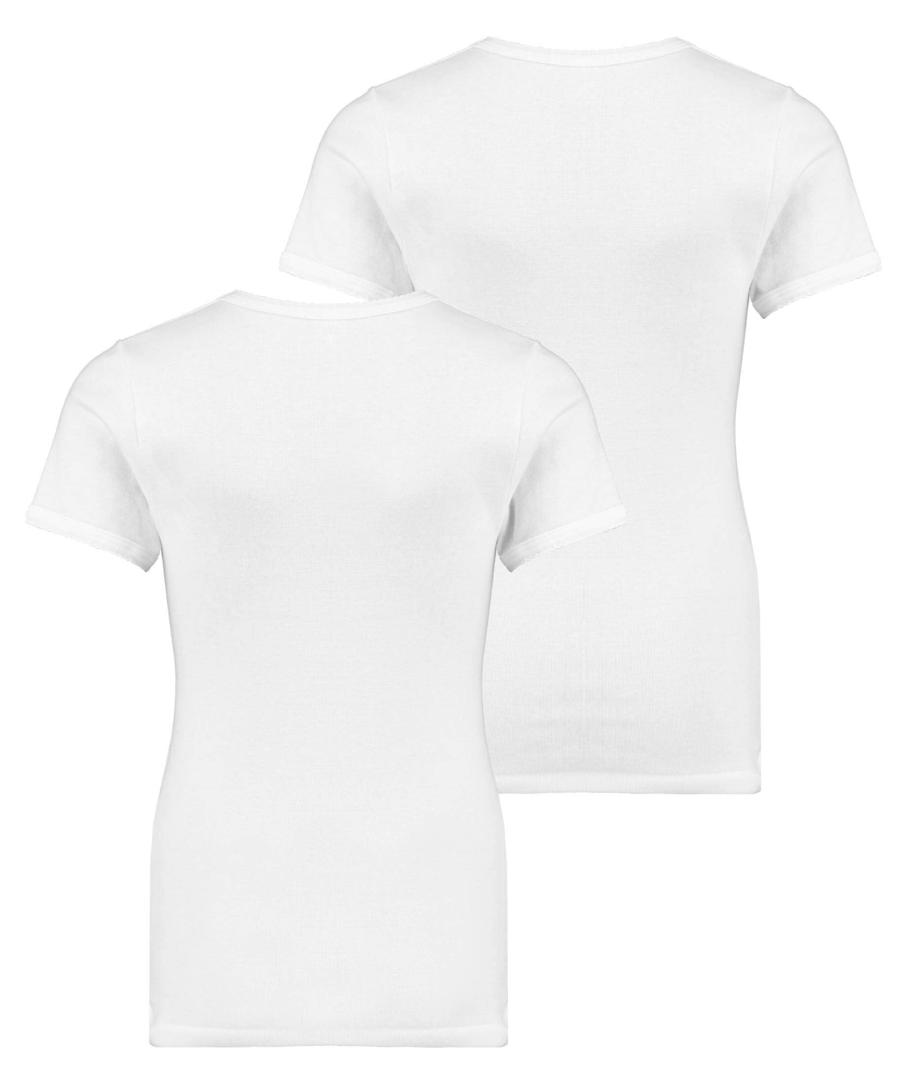 PETIT BATEAU Set of 2 Girl's Short Sleeves White Underwear/Undershirt Sizes 2-18 Style 15039 (Size 10 Style 15039)