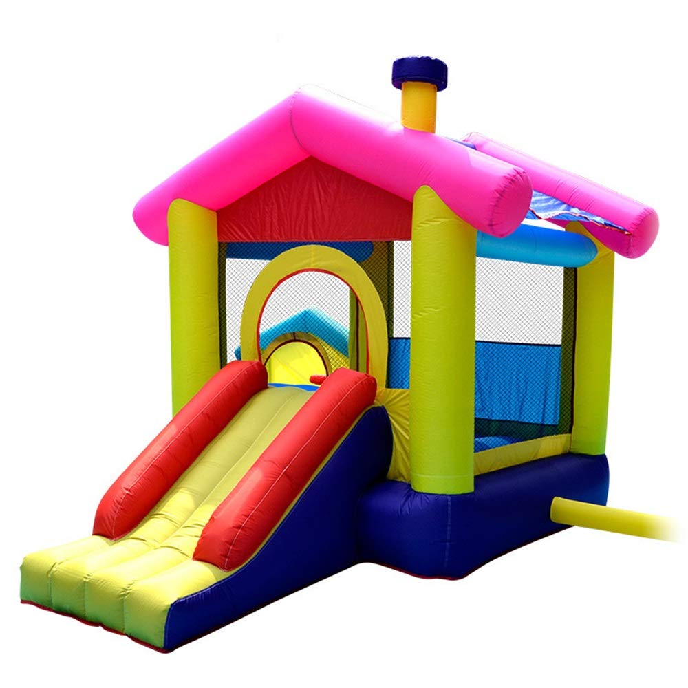 Château Gonflable, Gonflable avec Toboggan Et Trampoline