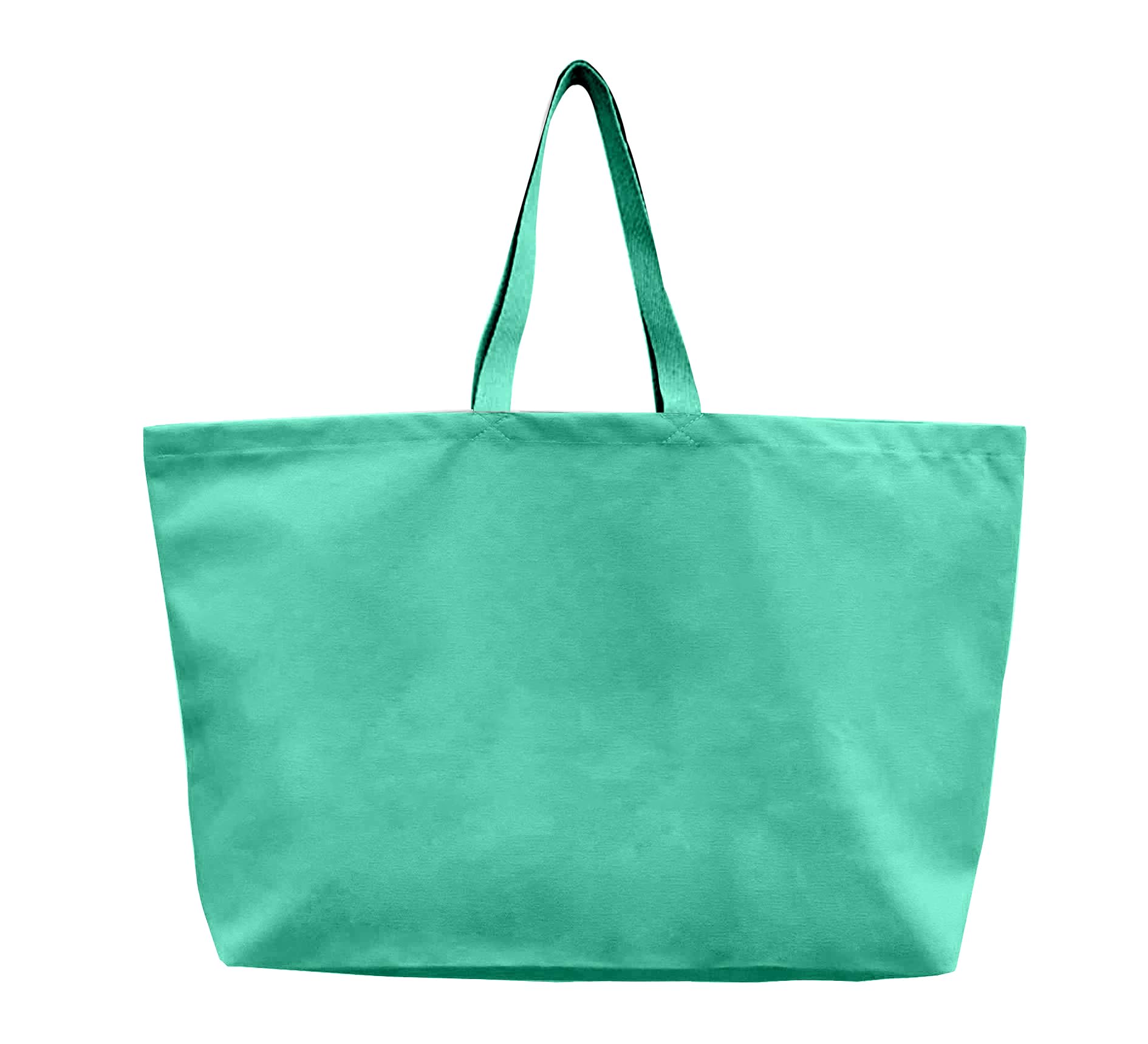 LLYLIU Large Canvas Tote Bag-Extra Big Shopping Beach Totes Bags Reusable Largest Grocery Plain Solid Bag 28"x8"x16"