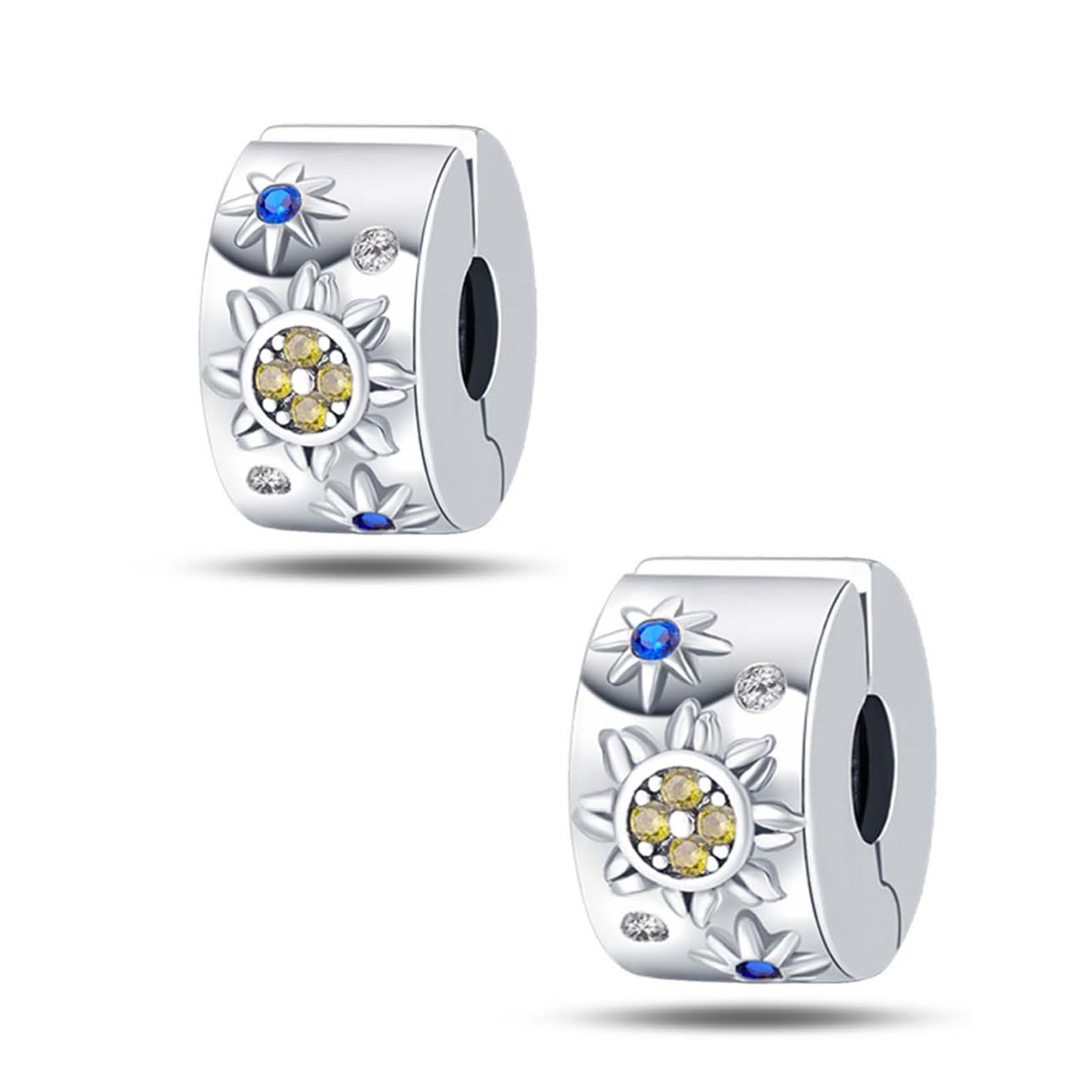 Wisfunlly 2pcs Pendant Beads Compatible With Pandora Charm