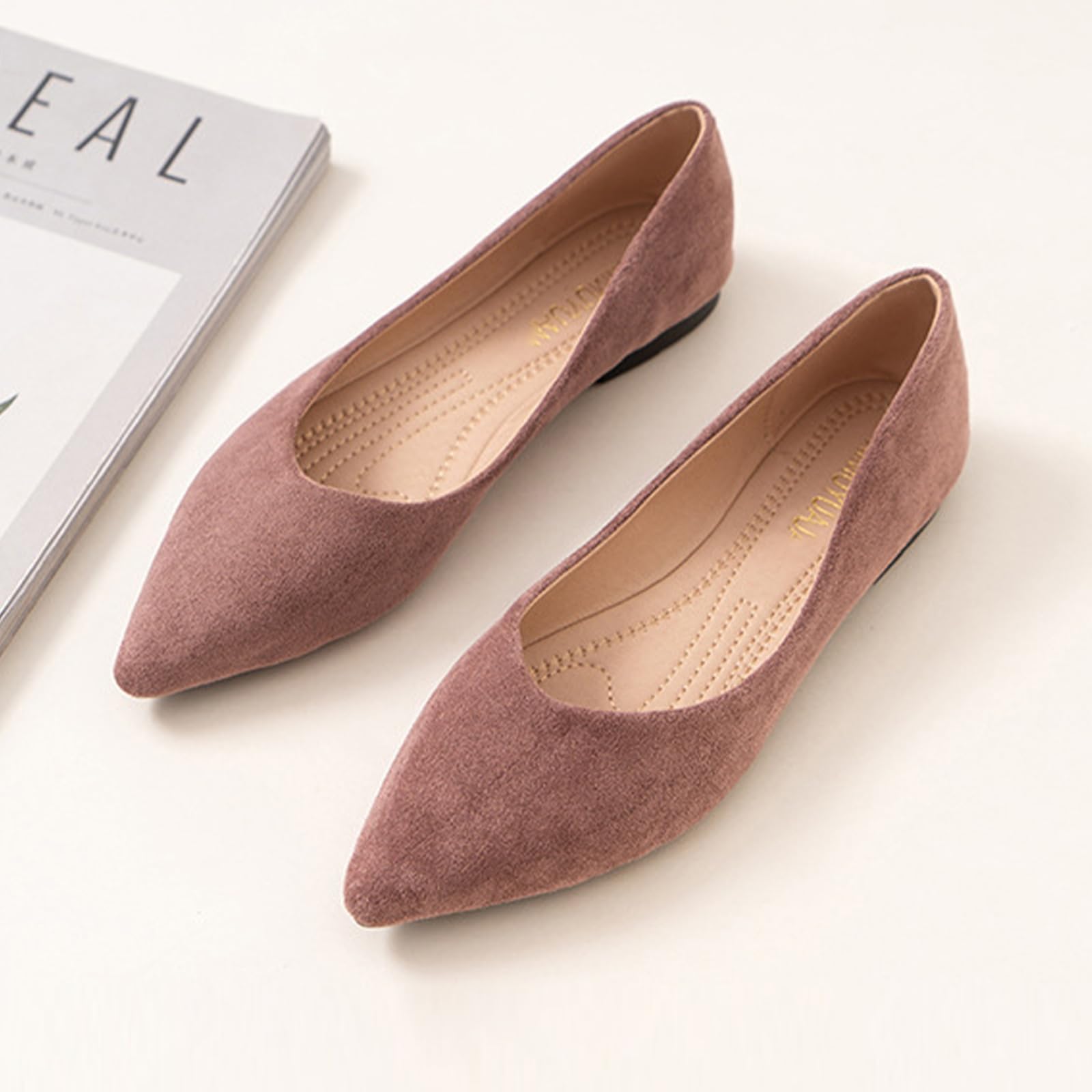 Scarpe Basse Donna Slip On Ufficio Casual Stile Quotidiano