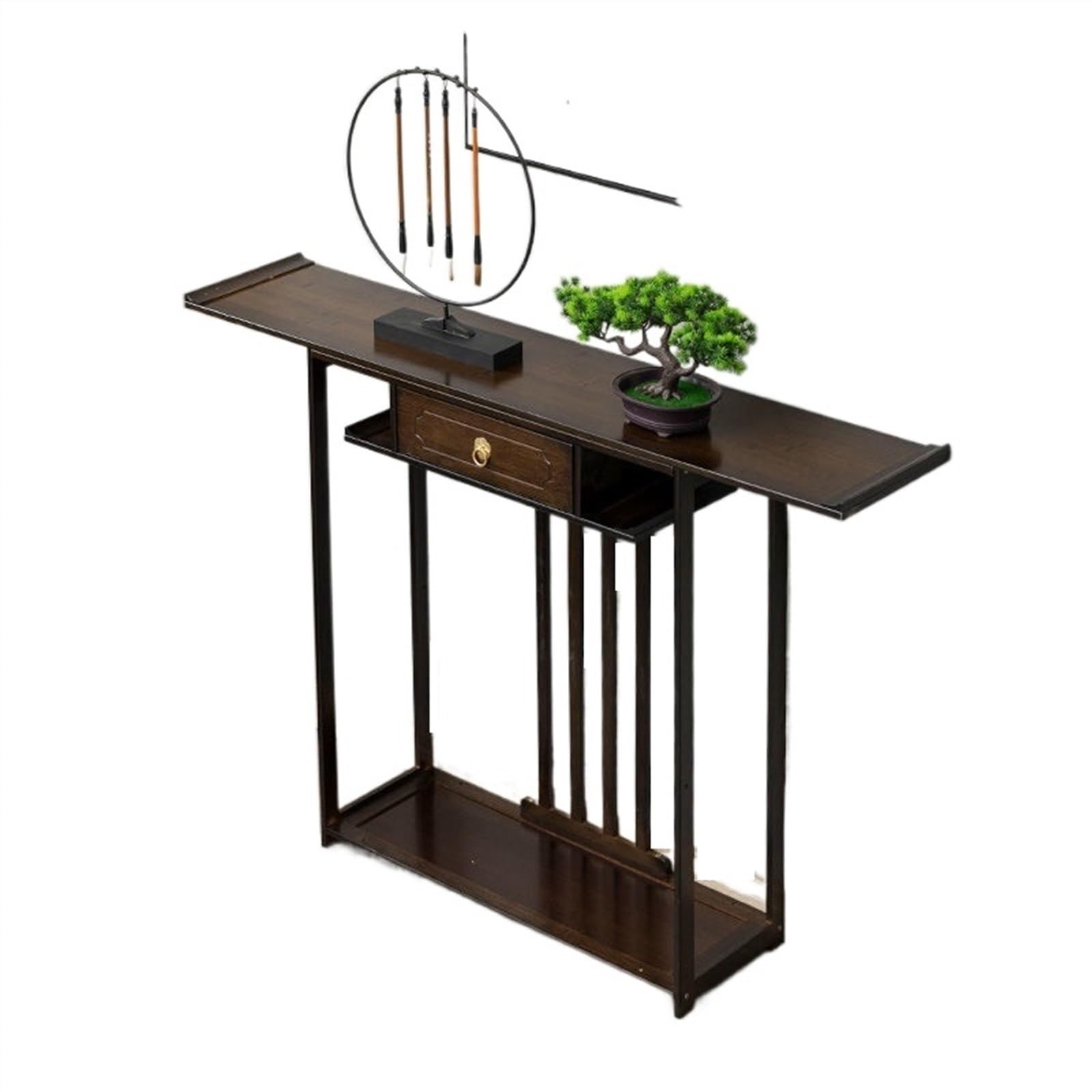 Table d'encens en bois massif TUSUOD pour créer un coin zen et accueillant dans votre salon