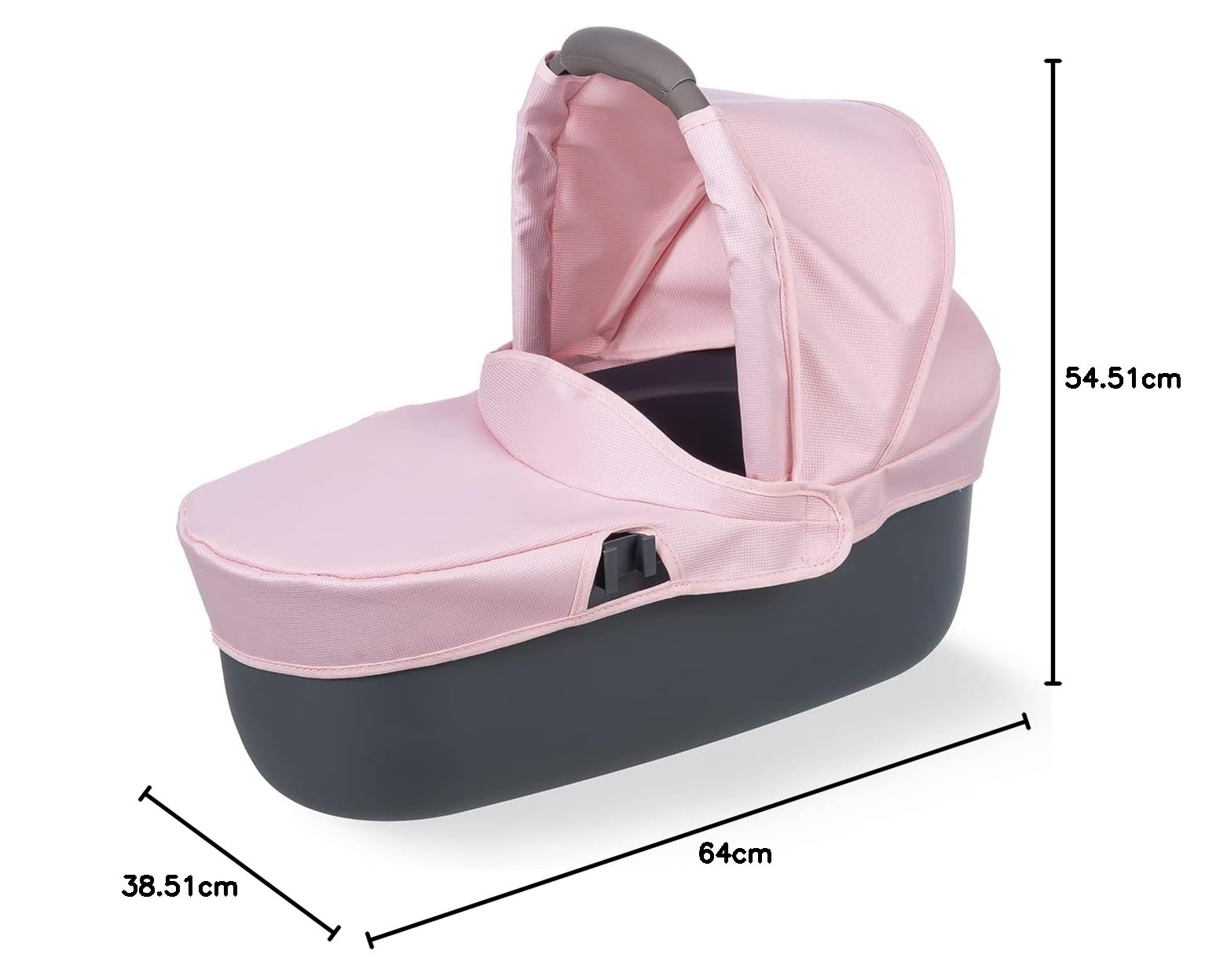Smoby Combi Silla+ Capazo Bebe Confort Rosa, Color (253116)