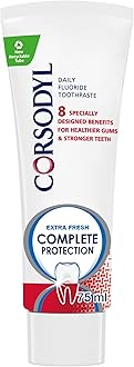 Corsodyl Toothpaste Complete Protection, Daily Gum Care, Extra Fresh 75ml