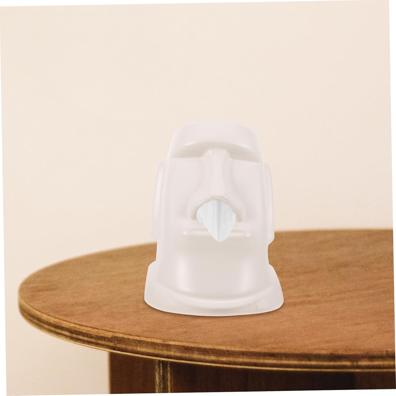 Zerodeko Decorative Tissue Box Cover Moai Napkin Holder for Stylish Tissue Storage Case for Living Room and Bedroom and Finish