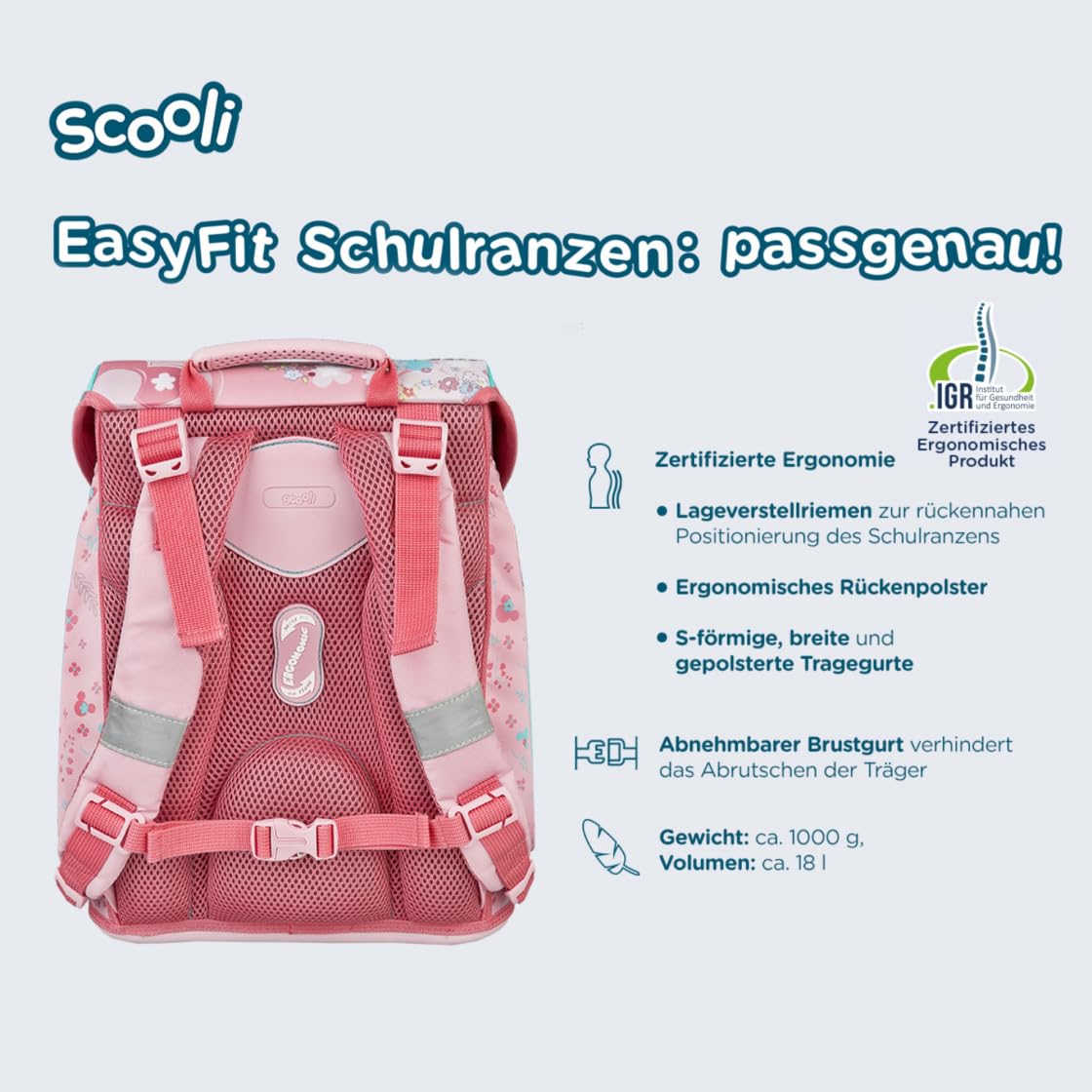 Undercover Schulranzen Set 5-TLG Disney Minnie Mouse Mädchen 1. Klasse - Mit personalisiertem Inhalt - Schultasche mit Turnbeutel Federmappe für Grundschule
