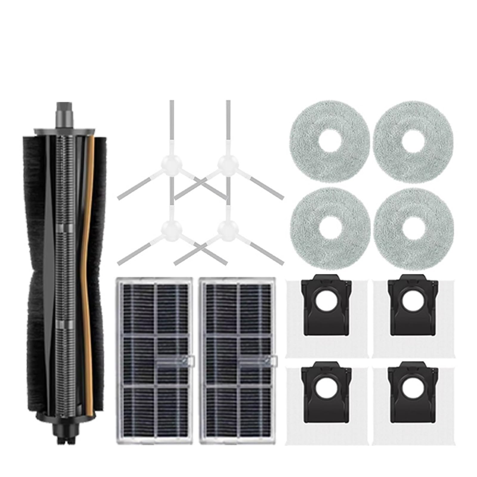 Accesorios De Repuesto Para Aspiradora compatibile con Dreame Mova E30 Ultra/Trouver E30 Ultra, filtro de Cepillo Lateral Principal, Bolsa De(MULTI)