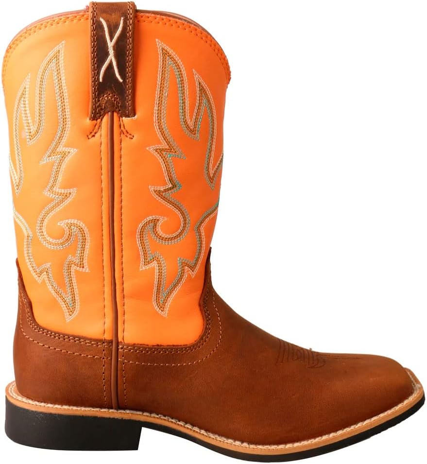 Twisted X Kid's Top Hand, New Wide Square Toe