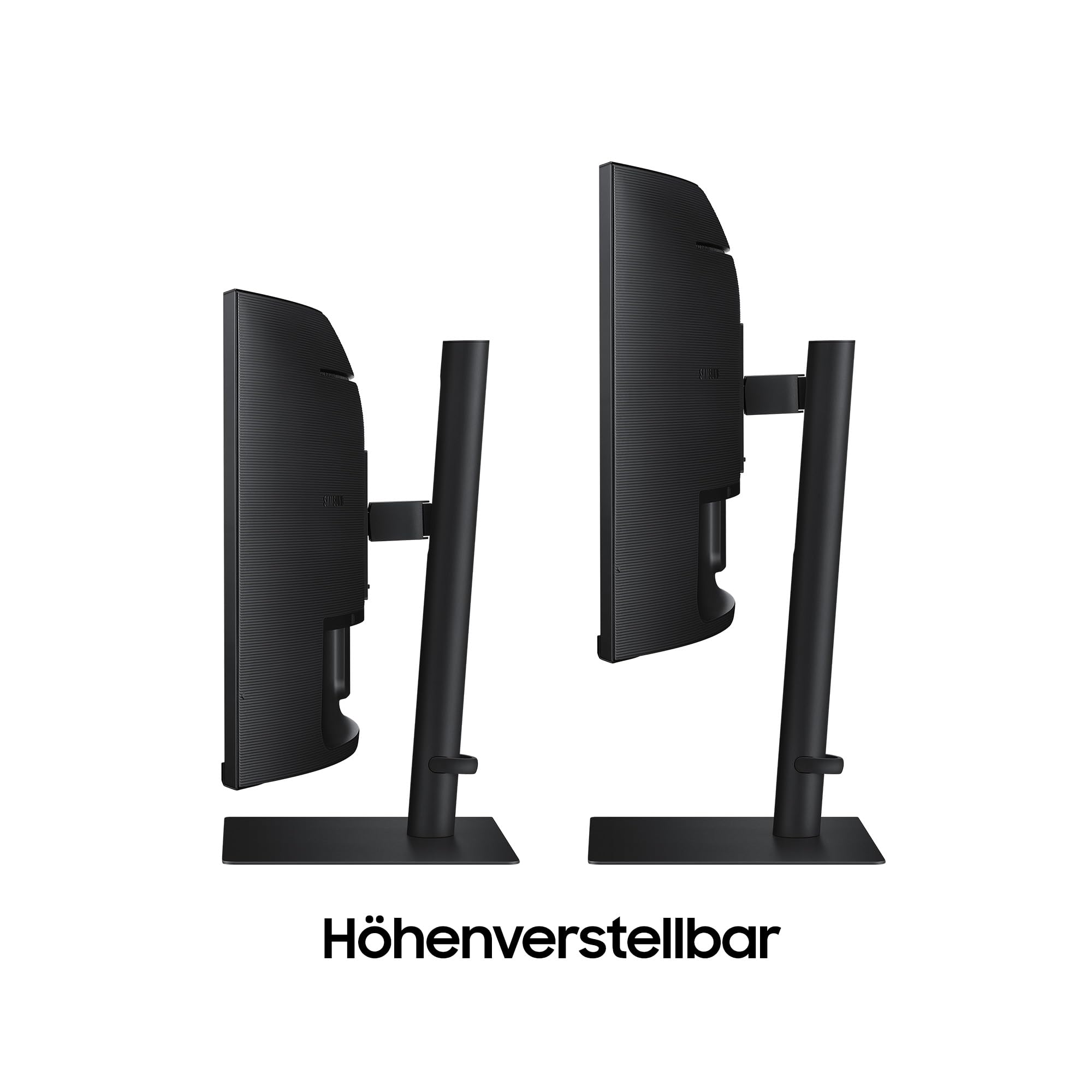 Samsung ViewFinity S65UC Curved Monitor 34 Zoll, Mit Lautsprechern, Bildschirm mit VA-Panel, 3.440 x 1.440 Pixel, Bildwiederholrate 100 Hz, Reaktionszeit 5 ms, 90 W Laden via USB-C, Pivot
