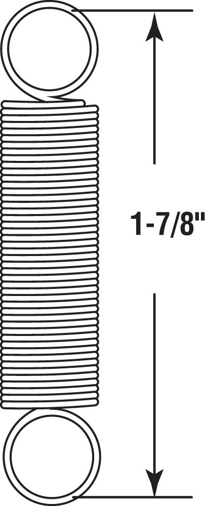 Prime-Line SP 9604 Extension Spring, Spring Steel