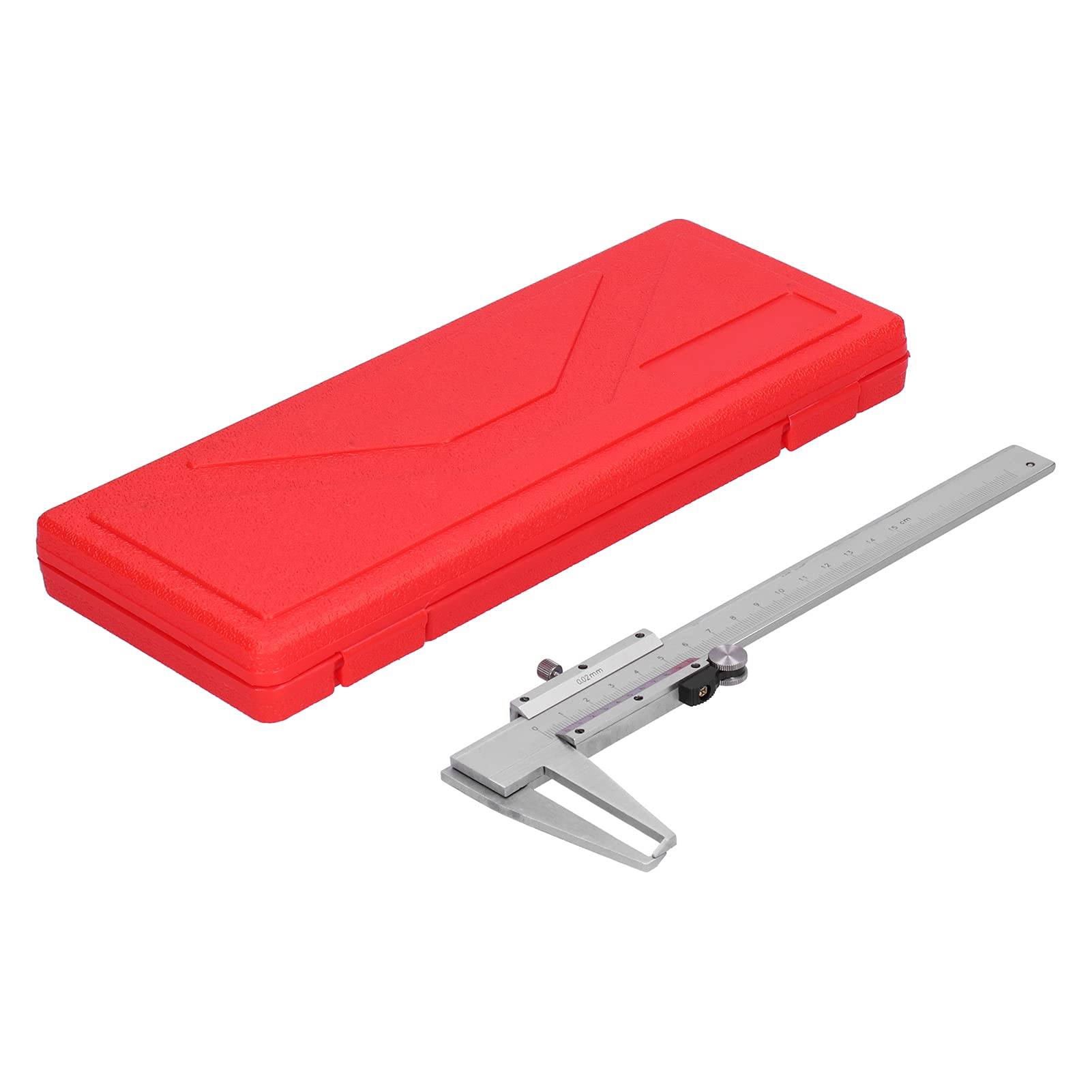 YWBL-WH Calibre Vernier Calibre de Diámetro Interior de Acero Al Carbono 0-150 Mm Lectura Vernier Mecánica 0,02 Mm para Mecanizar Medición de Ranura de Orificio Interior Uso Industrial
