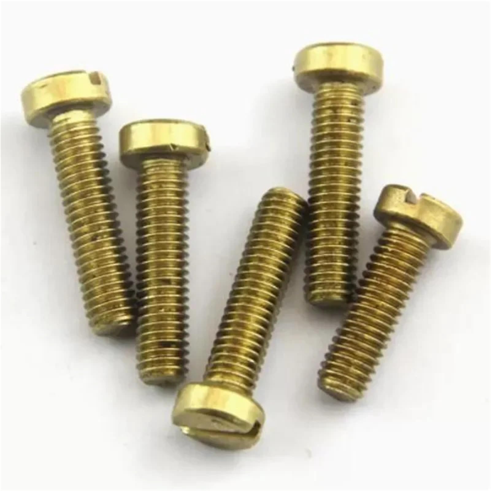 M2 M2.5 M3 M4 M5 M6 Brass Slotted Cheese Head Screw(X16mm,M3 20pcs)