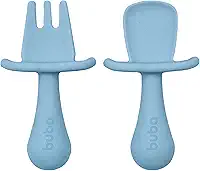 Kit Talheres Silicone Azul, Buba