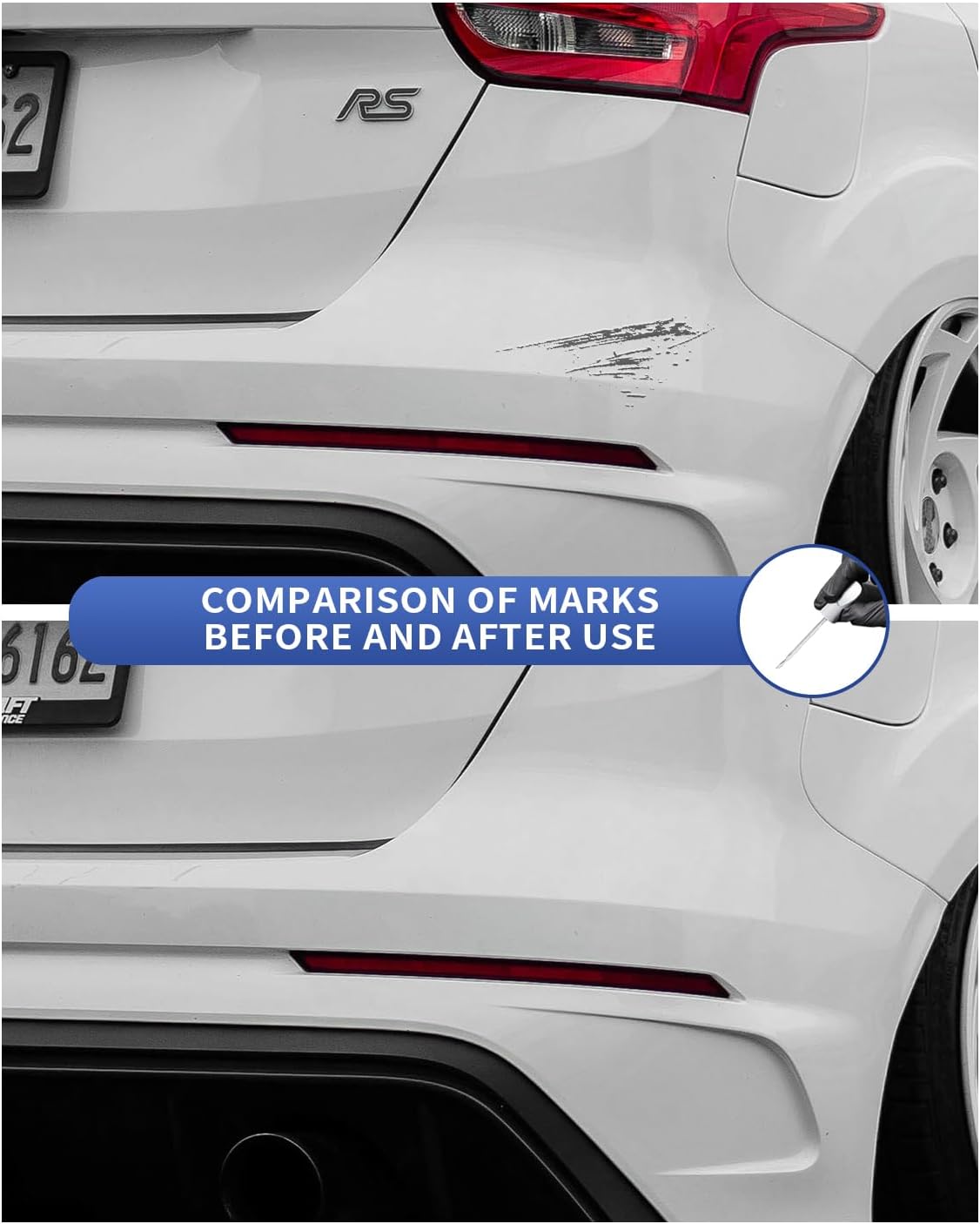 E7 Velocity Blue Metallic Touch Up Paint Compatible with Ford Exact Match–Chips and Nicks Touch Up