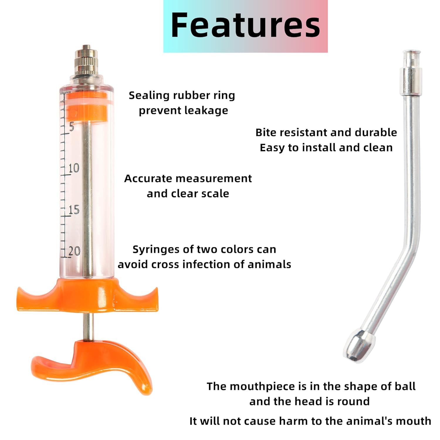 Birds min World Feeding Needle and Syringe Kit | Curved Needles | Ball Tip | 20 ml Syringe | Stainless Steel | for Finch Canary Lovebirds Budgies Cocktail and Hamster. (Syringe with 3 Needle)