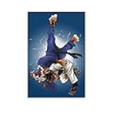 FestiKit Jiu Jitsu Martial Arts Judo Classic Posters Pictures Wall Decor Gifts Office Wall Art Kids Room Poster UnFramed-1,16x24inch(40x60cm)