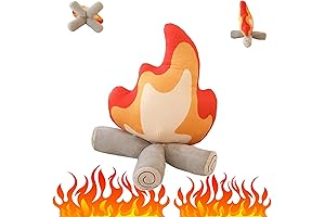 Fun Campfire Pillow: A Campfire So Comfy You'll Almost Forget the Marshmallows