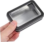 6-Pack Tinplate Card Decks Box Metal Playing Card Box with Lid for Playing Storage Game Holder Cards Storage for Travel Home Small Items 4.37 X 2.87 X 0.98 in