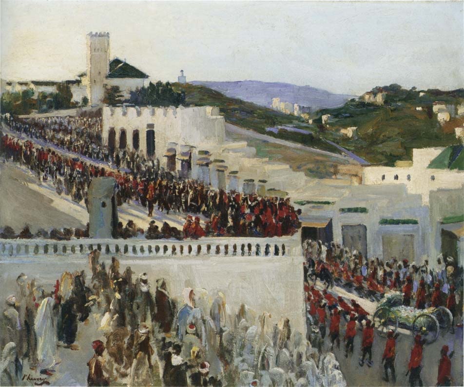 Peinture Poster Impression Tableaux Cortège funèbre Tanger Lavery