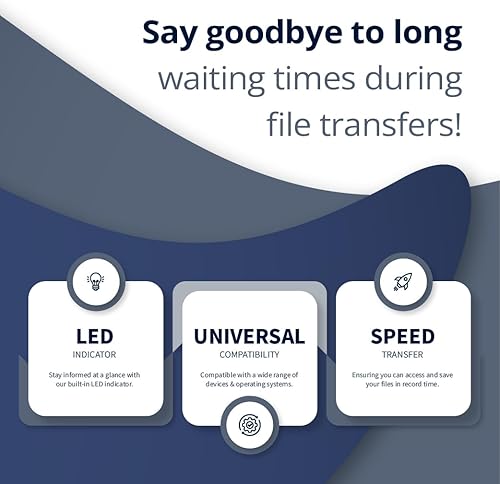 Miniatura 5 de Disco duro externo de 320 GB, USB 3.0, disco duro portátil de 2.5 pulgadas, disco duro externo de transferencia de datos de alta velocidad y disco