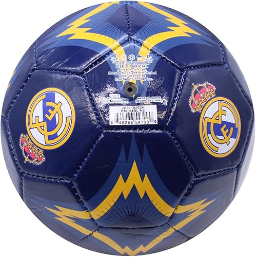 Miniatura 4 de Icon Sports Compatible con pelota de fútbol del Real Madrid con licencia oficial de jugador tamaño 2 01