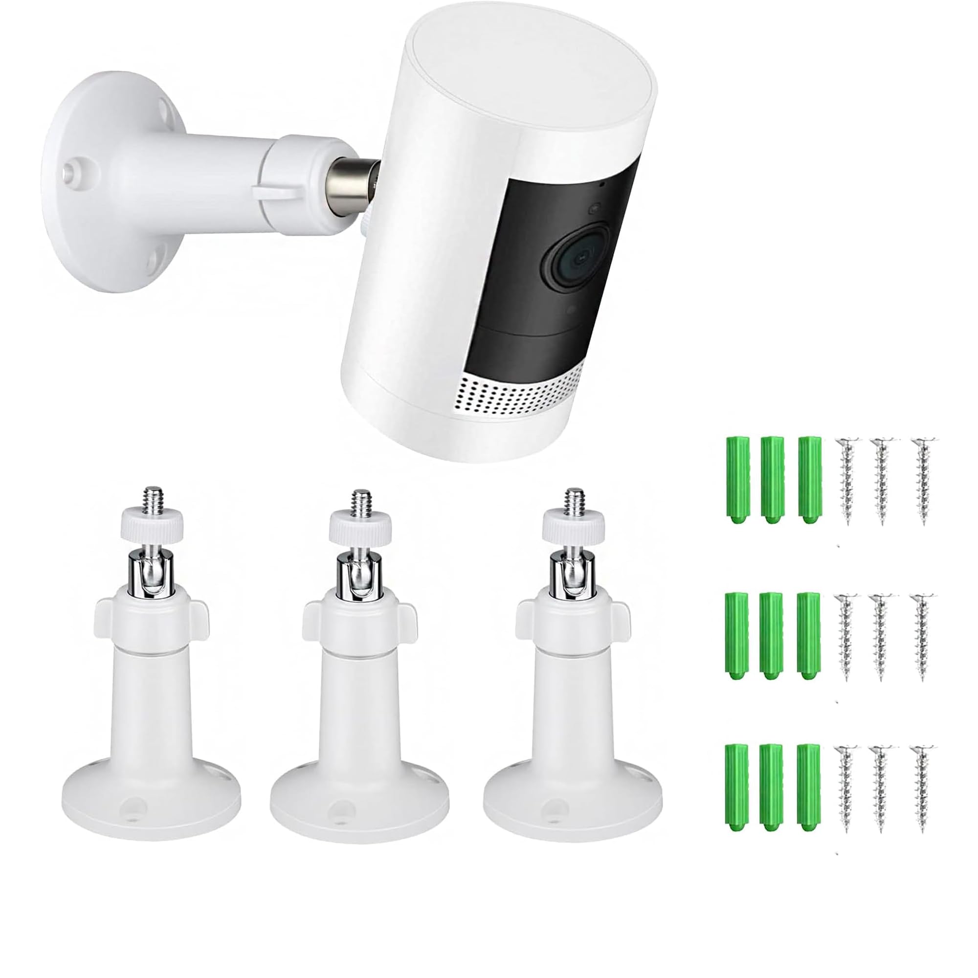 3 Supporti Regolabili Per Telecamere Di Sicurezza - Compatibili Con Arlo E Altri Modelli