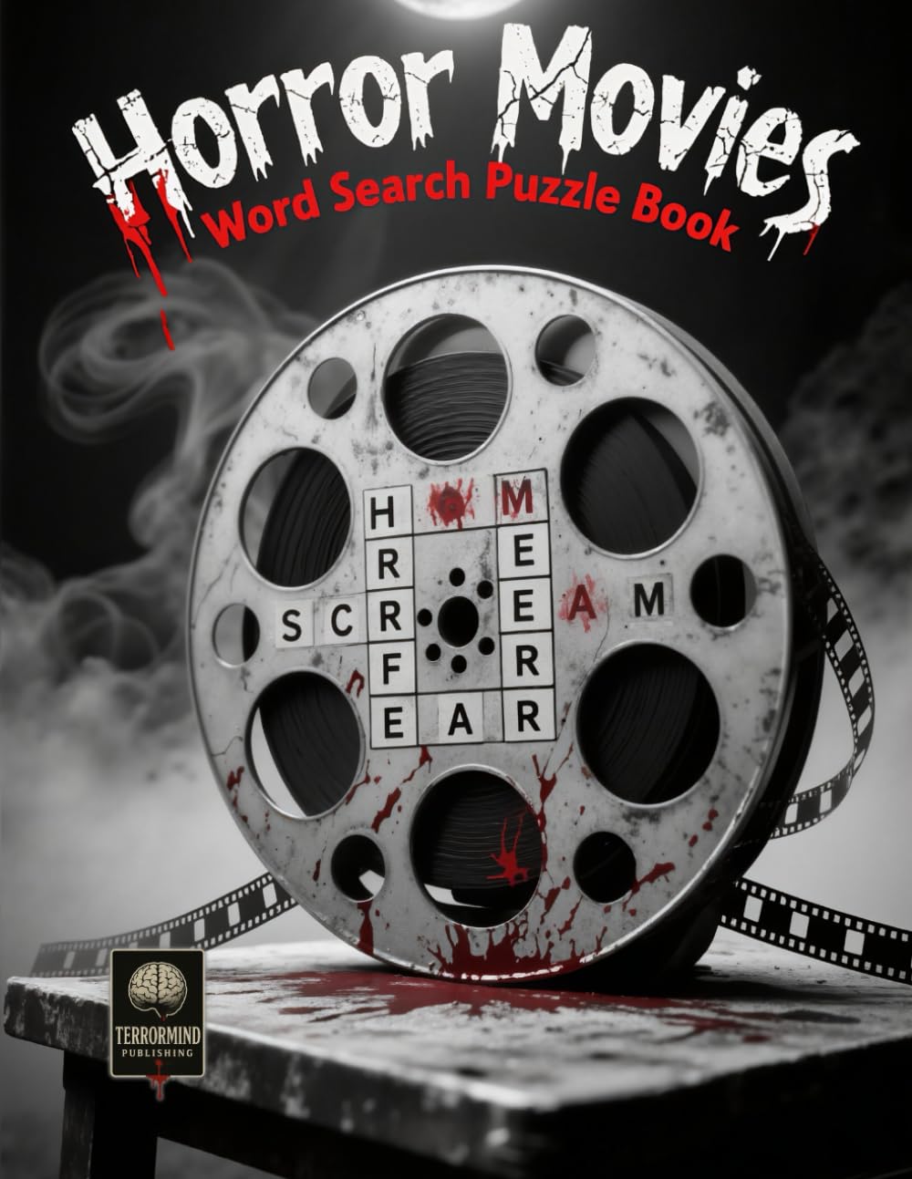 Horror Movie Word Search for Adults: 51 Legendary Scary Films Puzzle Book – Large Print with Suspenseful Movie Stories & Brain Teasers