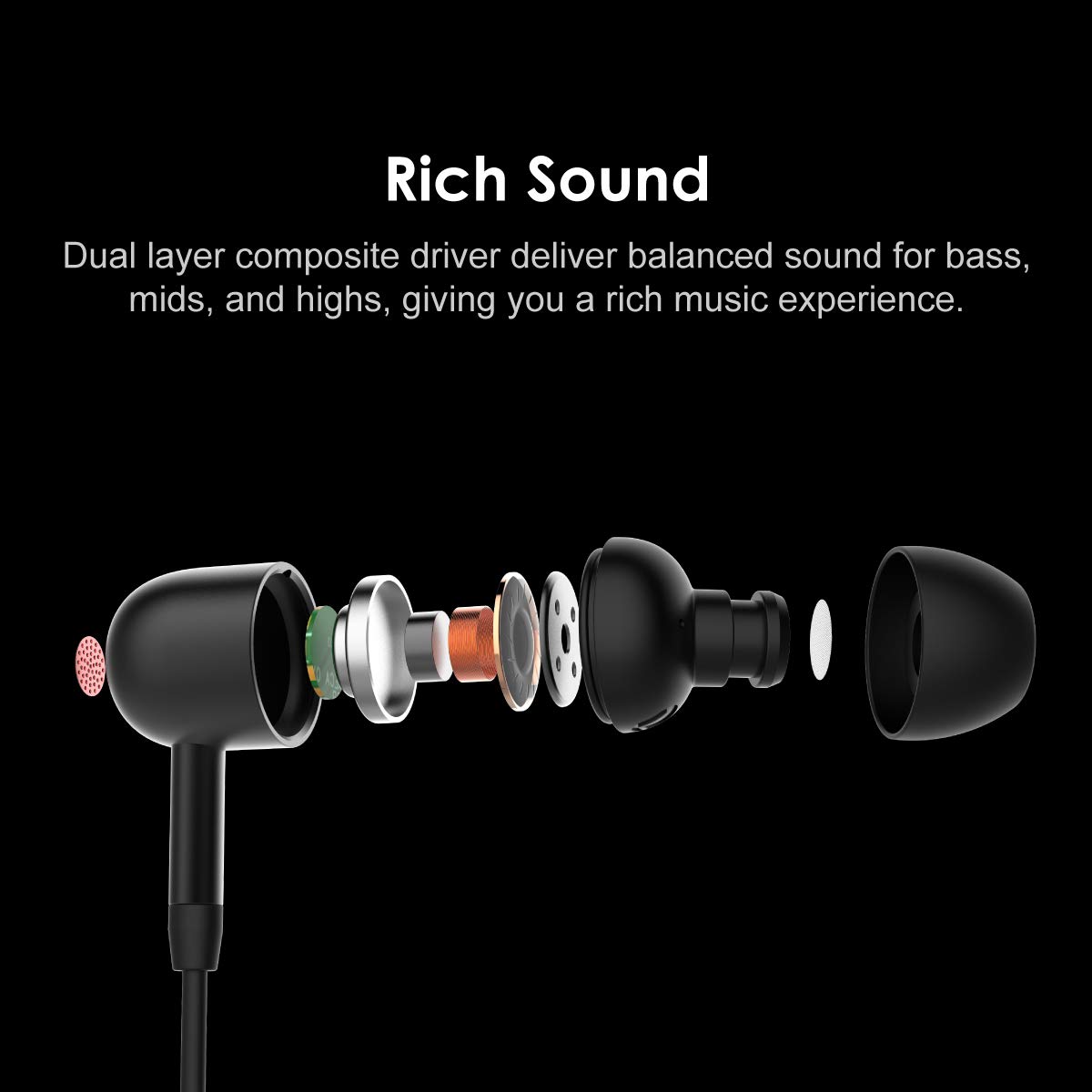 oraimo Atom Optimized Sound in-Ear 