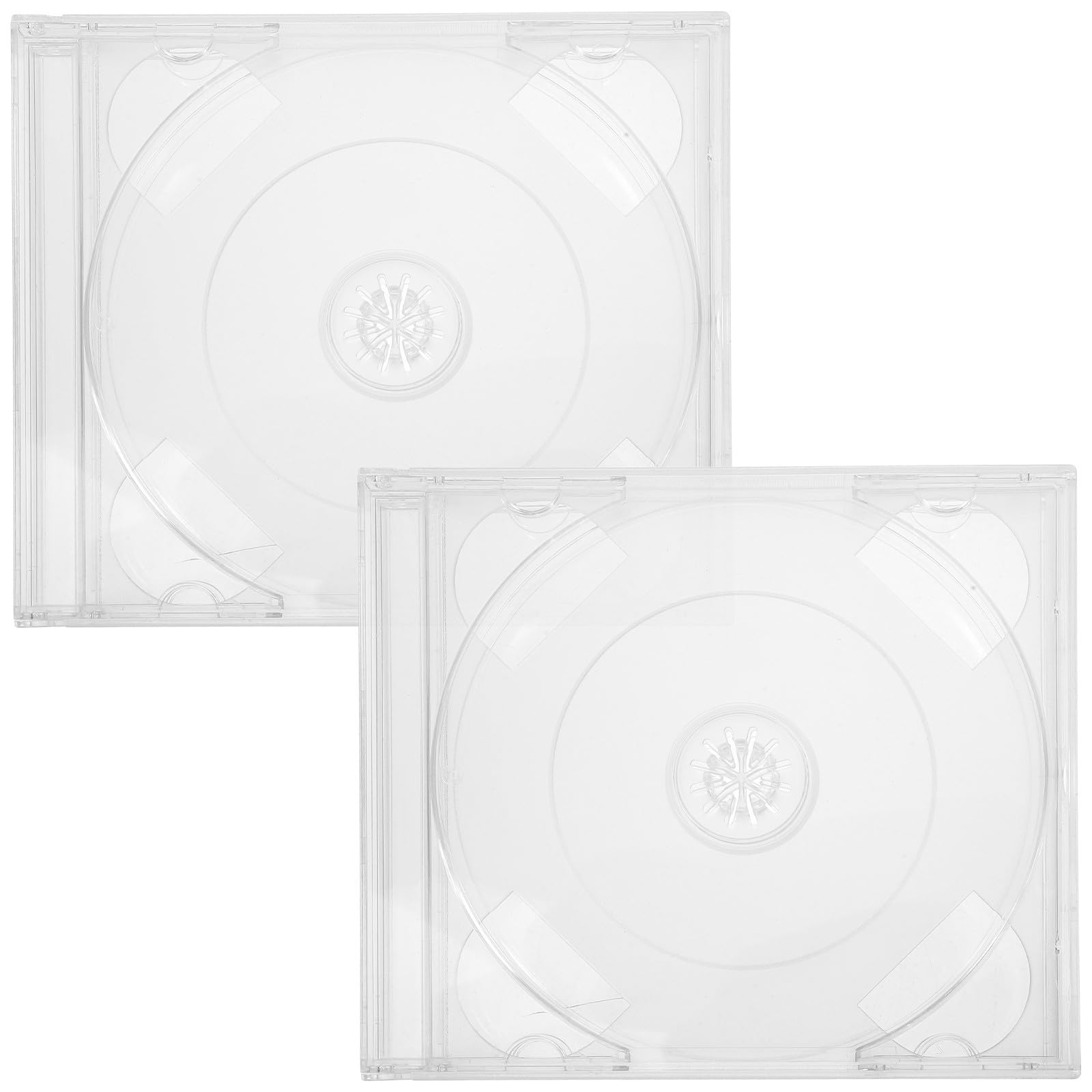 Estuche de plástico para CD portátil con cierre hermético y almacenamiento fácil
