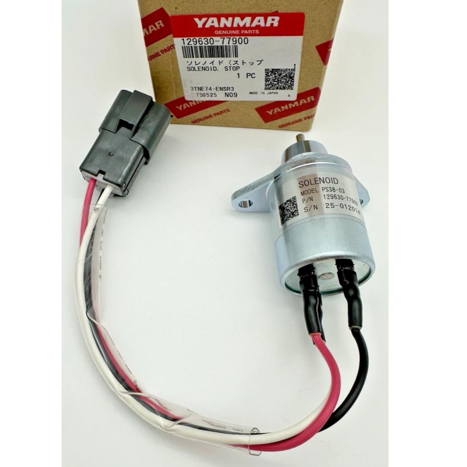 マーゴ　1204040 Amazon.com: Genuine Yanmar 129630-77900 Stop Solenoid 12V DC PS38