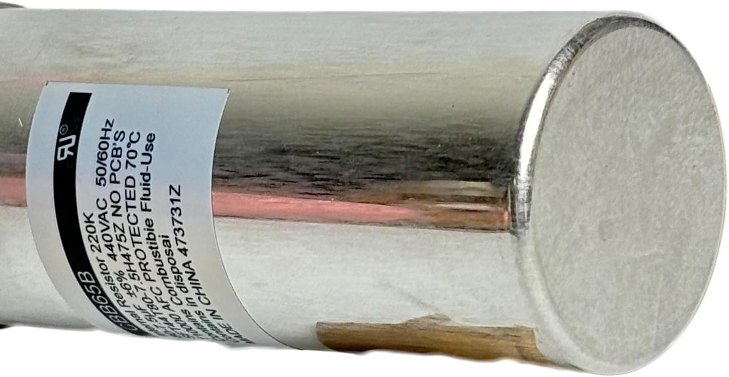 473731Z Ultratemp Ultra Temp Heat Pump Capacitor Compatible with Pentair Pool Heater and HVAC Equipment, 80+7.5 uF 440VAC 50/60Hz