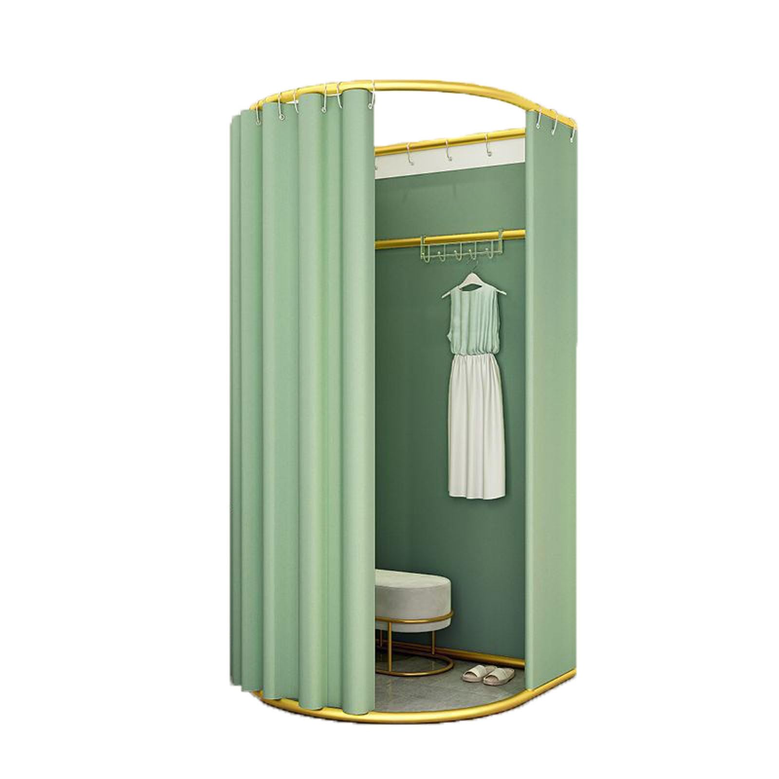 Cabine d'essayage pliable de protection de la vie privée pour magasin bleu 100x100