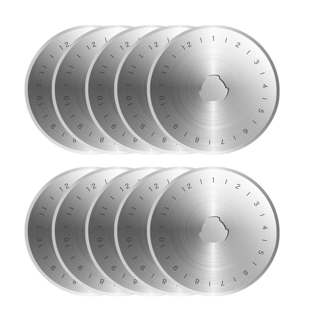 Kingsource SKS7 Titanium Coated 10 Packs 60mm Pack Rotary Cutter