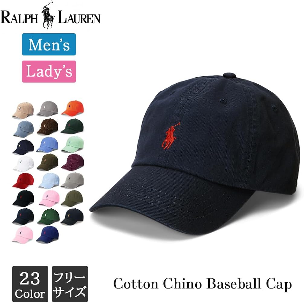 Amazon | Ralph Lauren (ラルフローレン) 帽子 キャップ ポロ スポーツ