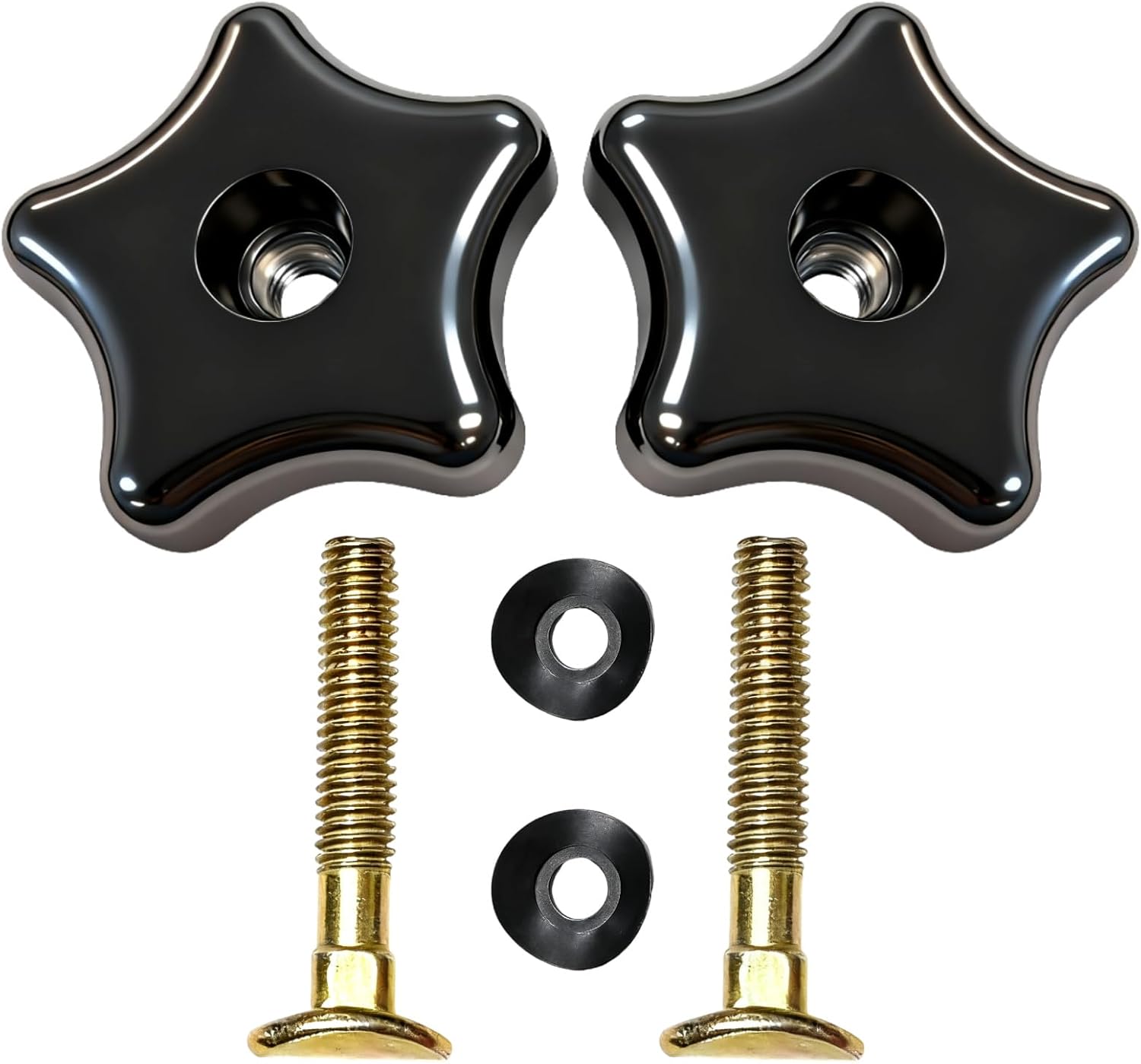 DUODUO Handle Knob and Screw Bolt Kit, Compatible with Toro Lawn Mowers/Snow Blowers, Part 92-2260 107-3844 106-4161 for Repair Snow throwers and Lawn mowers Parts