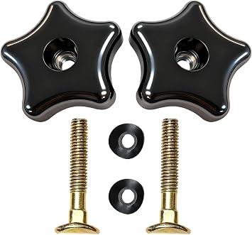 DUODUO Handle Knob and Screw Bolt Kit, Compatible with Toro Lawn Mowers/Snow Blowers, Part 92-2260 107-3844 106-4161 for Repair Snow throwers and Lawn mowers Parts