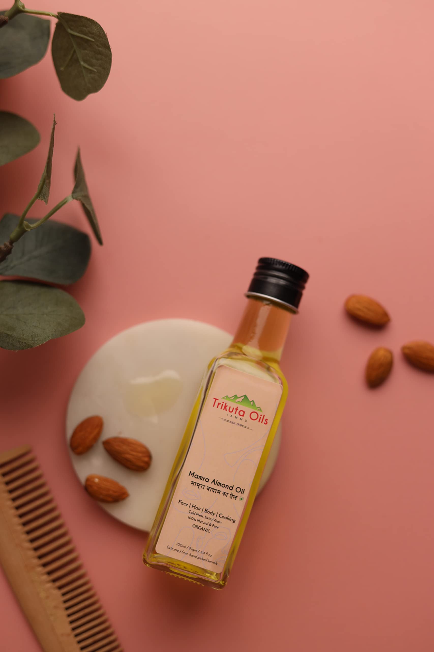 See full amazon price history chart for Trikuta Oils Jammu Extra Virgin Mamra Almond Oil - Badam Oil for Cooking/healthy Skin & Hair - Improves Skin Texture - Help for Boosts Hair Growth (100 Ml) Trikuta Oils Jammu Extra Virgin Mamra Almond Oil - Badam Oil for Cooking/healthy Skin & Hair - Improves Skin Texture - Help for Boosts Hair Growth (100 Ml) (B0BM4CPLSP) Amazon Price History, Amazon Price Tracker