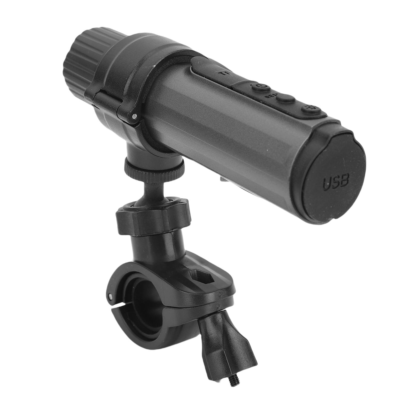 Kamera na Kasku, Kamera Szerokokątna 4K 140°, Wodoodporny Rejestrator Wideo Zapobiegający Wstrząsom z Obrotowym Uchwytem, ​​światło Wypełniające, Idealny do Rowerów i Motocykli