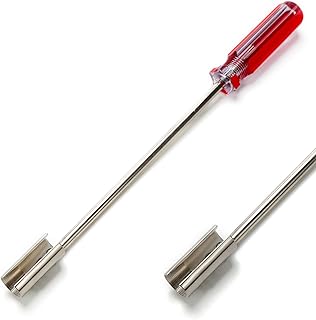 Trisewenic BNC Extraction Removal Tool BNC Screwdriver Surveillance Video BNC Prolong Tool Q9 Screwdriver BNC Assistance Tool(Red Color)