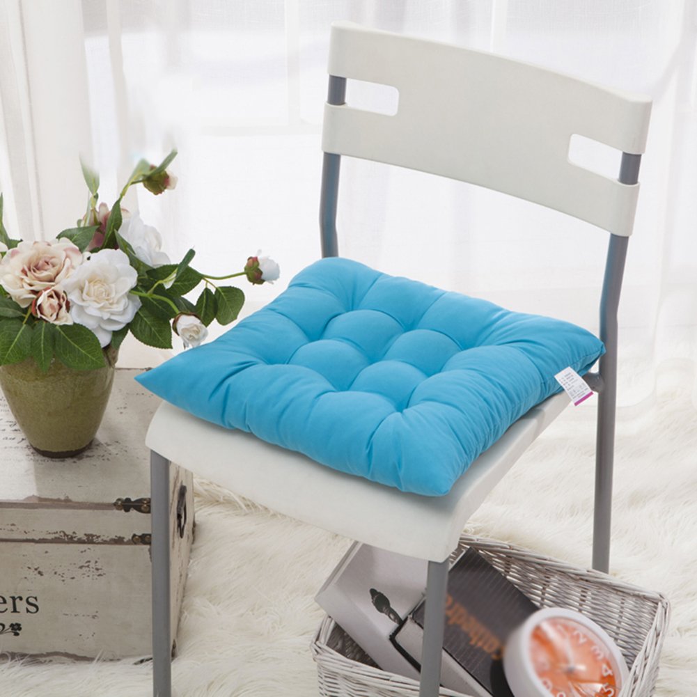 Beo Cojín De Asiento Para Silla, 40 X 40 Cm, Semicircular, Cómodo, De 10 Cm De Grosor, Lavable, Adecuado Para Interior Y Exterior Gracias A La Protección Contra La Decoloración Y A