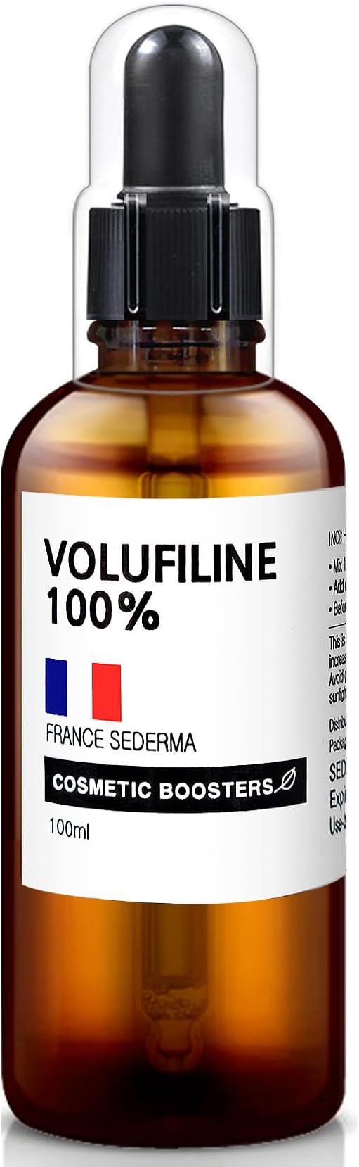 [ Volufiline 100ml ] Cosmetic Ingredient - 100% Volufiline 100ml(3.4 fl. oz) France SEDERMA | Cosmetic Grade | For face and body Improve Skin Elasticity, Wrinkle Improvement