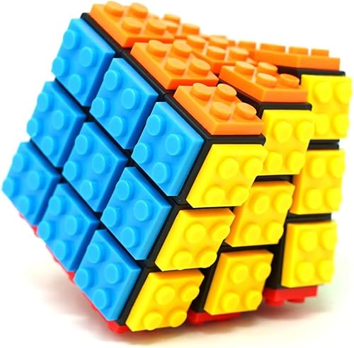 Miniatura 2 de AMGRBCUBO Bloques de construcción DIY 3x3 Speed Cube Fanxin Bolck Magic Cube 3x3x3 para principiantes Fácil de recuperar