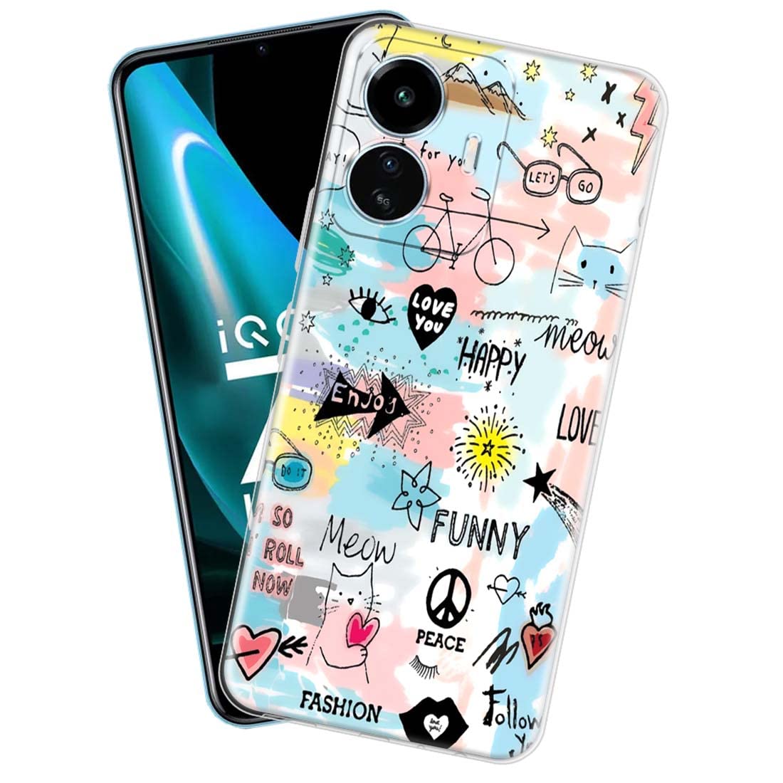 Fashionury Soft Silicone Designer Printed Full Protection Printed Back Case Cover for iQOO Z6 Lite 5G -D0126 (B0BSN7M4Q1) Amazon Price History, Amazon Price Tracker