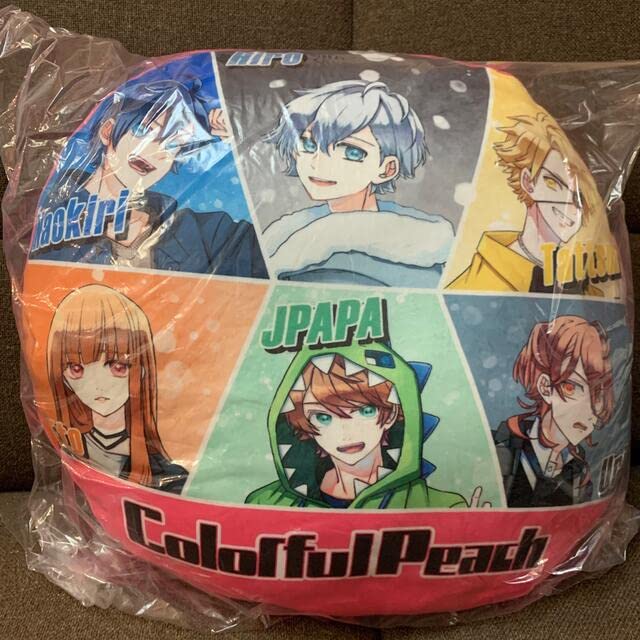 カラフルピーチ しまむらクッション 抱き枕 のあ えと なおきり もふ カラフルピーチ しまむら ダイカットクッション 抱き枕 えと も
